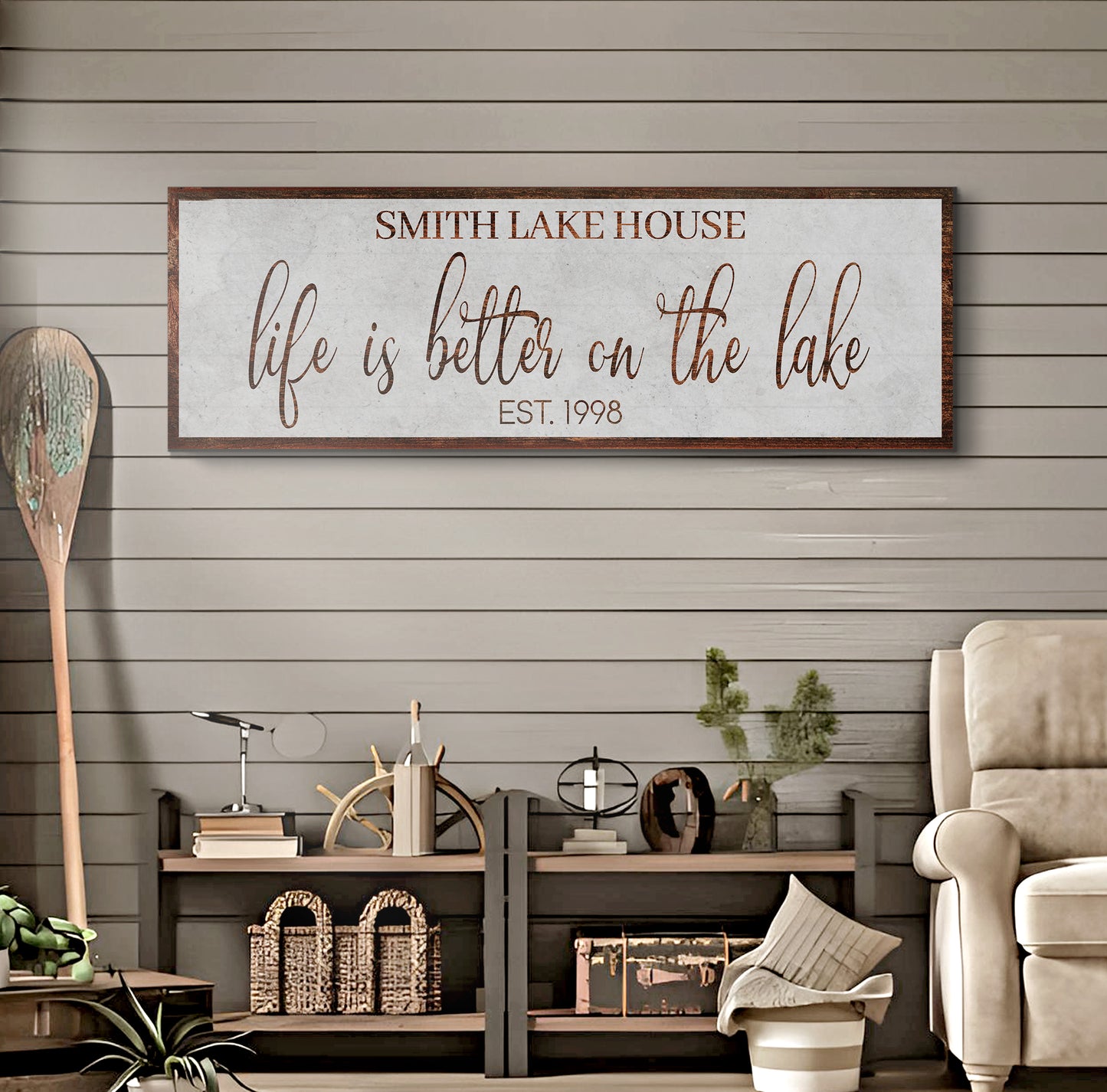 Life Is Better On The Lake Sign II