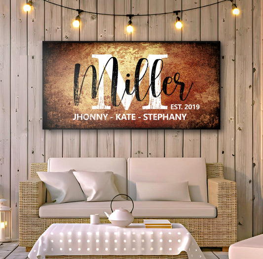 Family Sign V - Image by Tailored Canvases