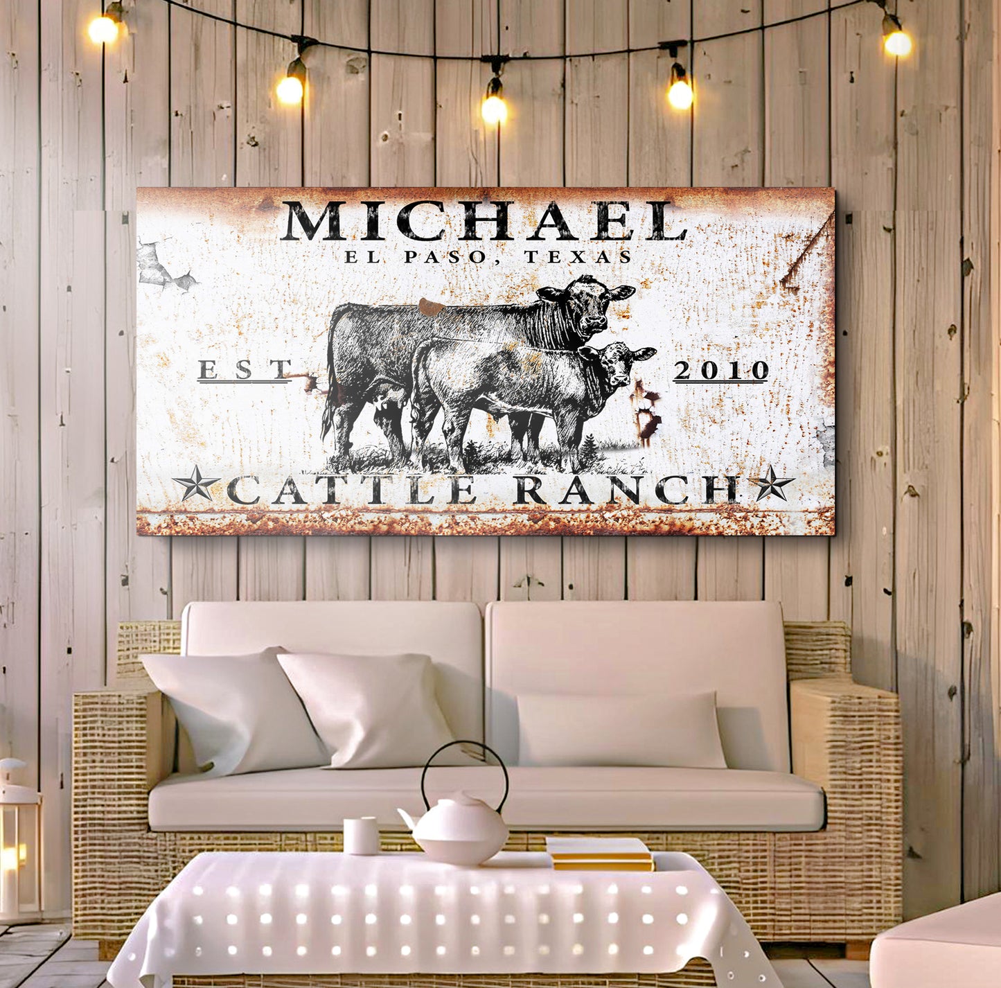 Cattle Ranch Sign II (Free Shipping)