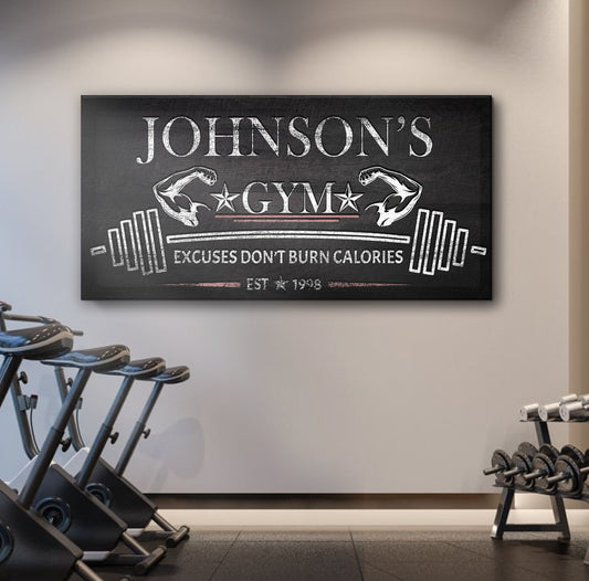 Gym Sign II - Image by Tailored Canvases