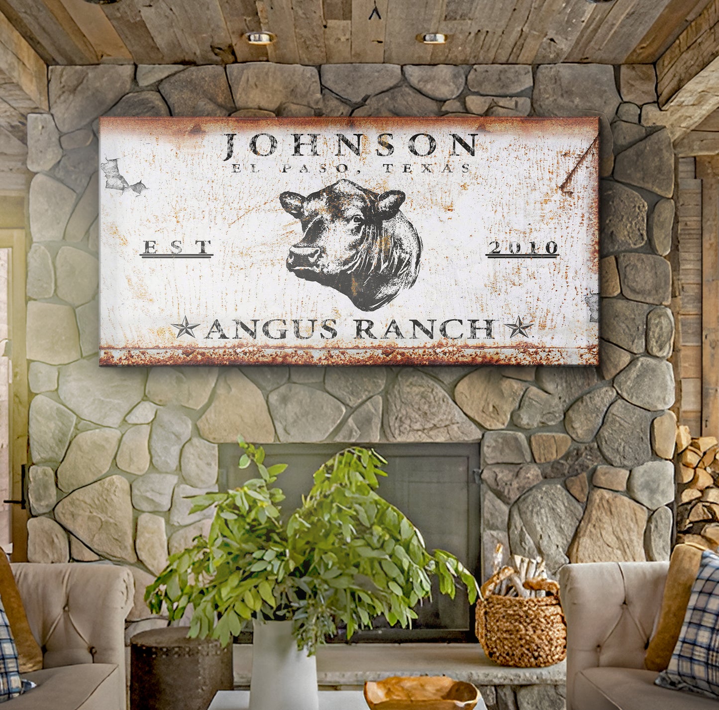 Angus Ranch Sign III