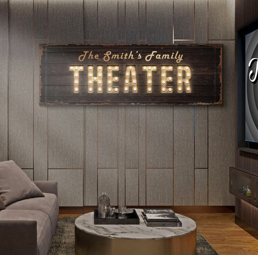Theater Sign Style 2 - Image by Tailored Canvases