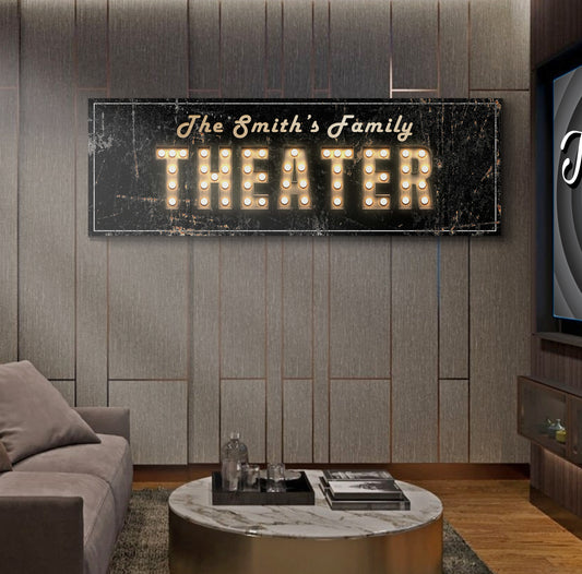 Theater Sign Style 3 - Image by Tailored Canvases