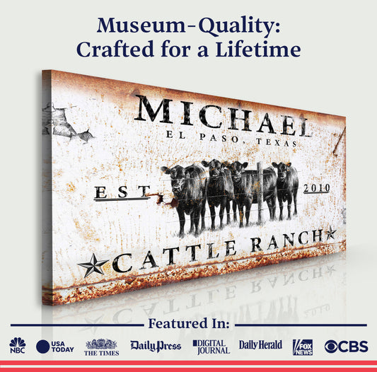 Cattle Ranch Sign IV (Free Shipping)