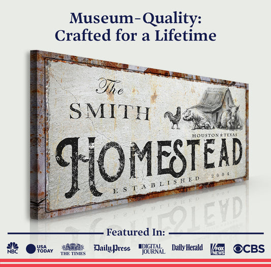 Homestead Sign