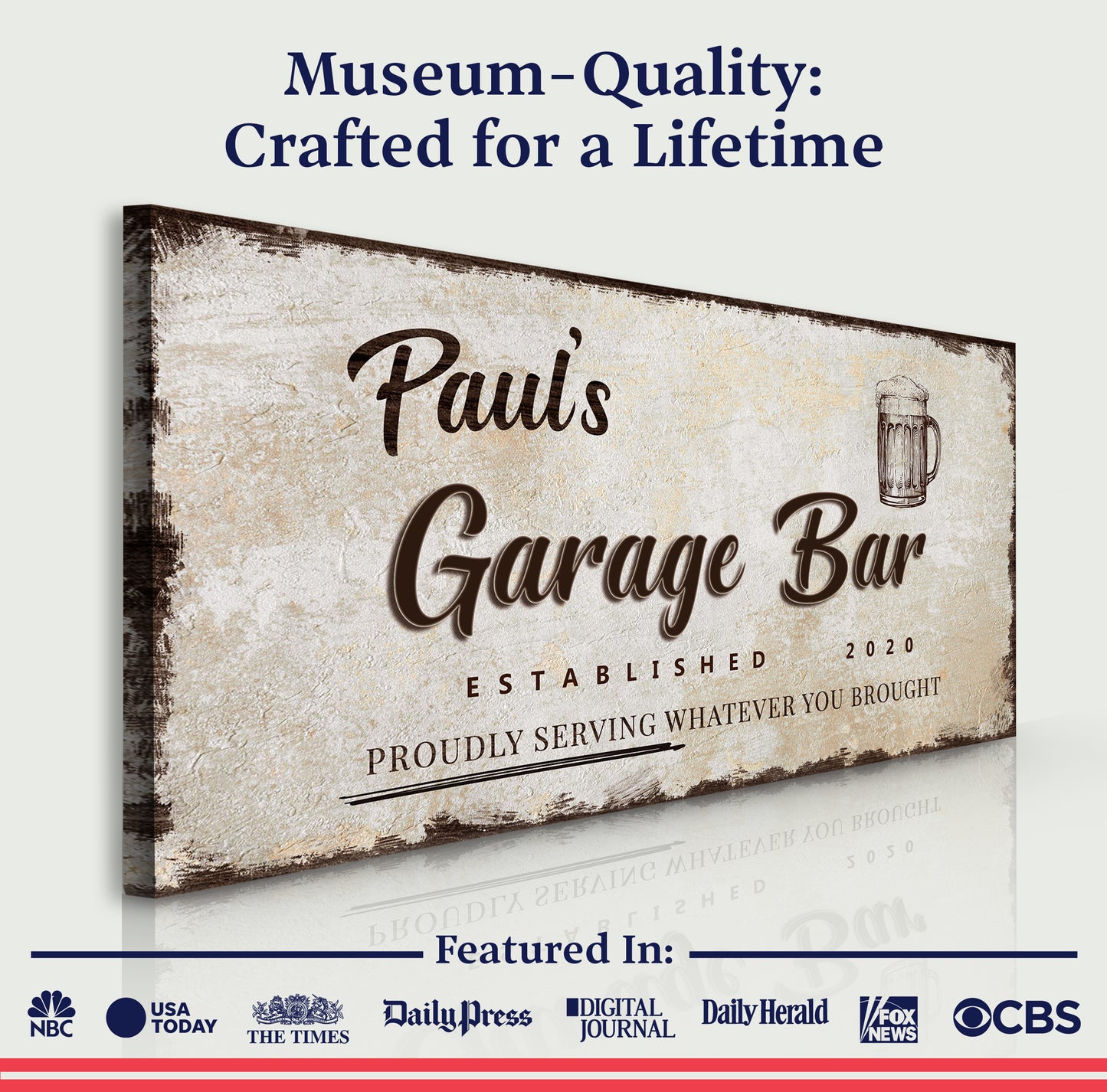Garage Bar Sign VIII (Free Shipping)