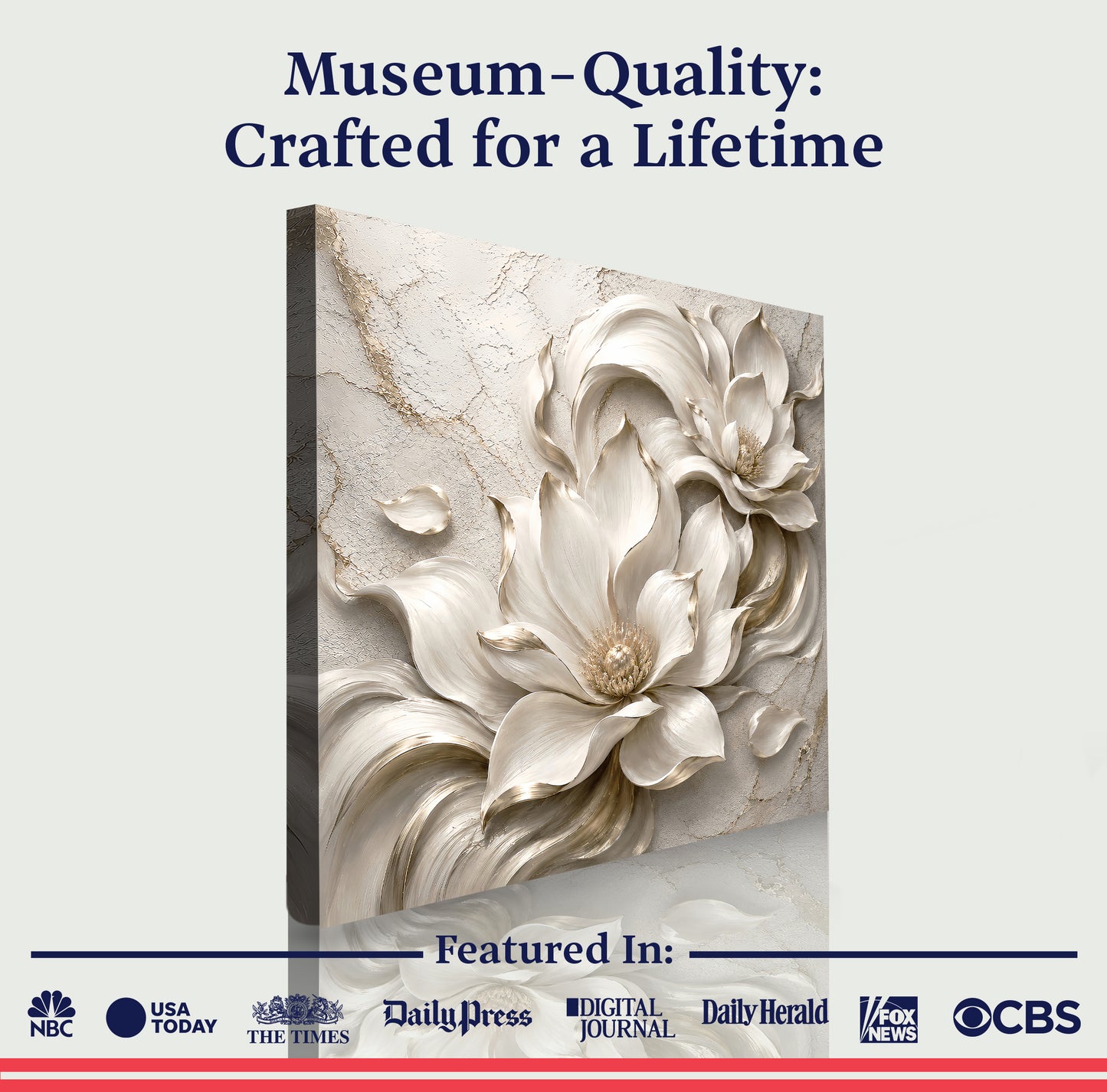 Elegant Floral Relief
