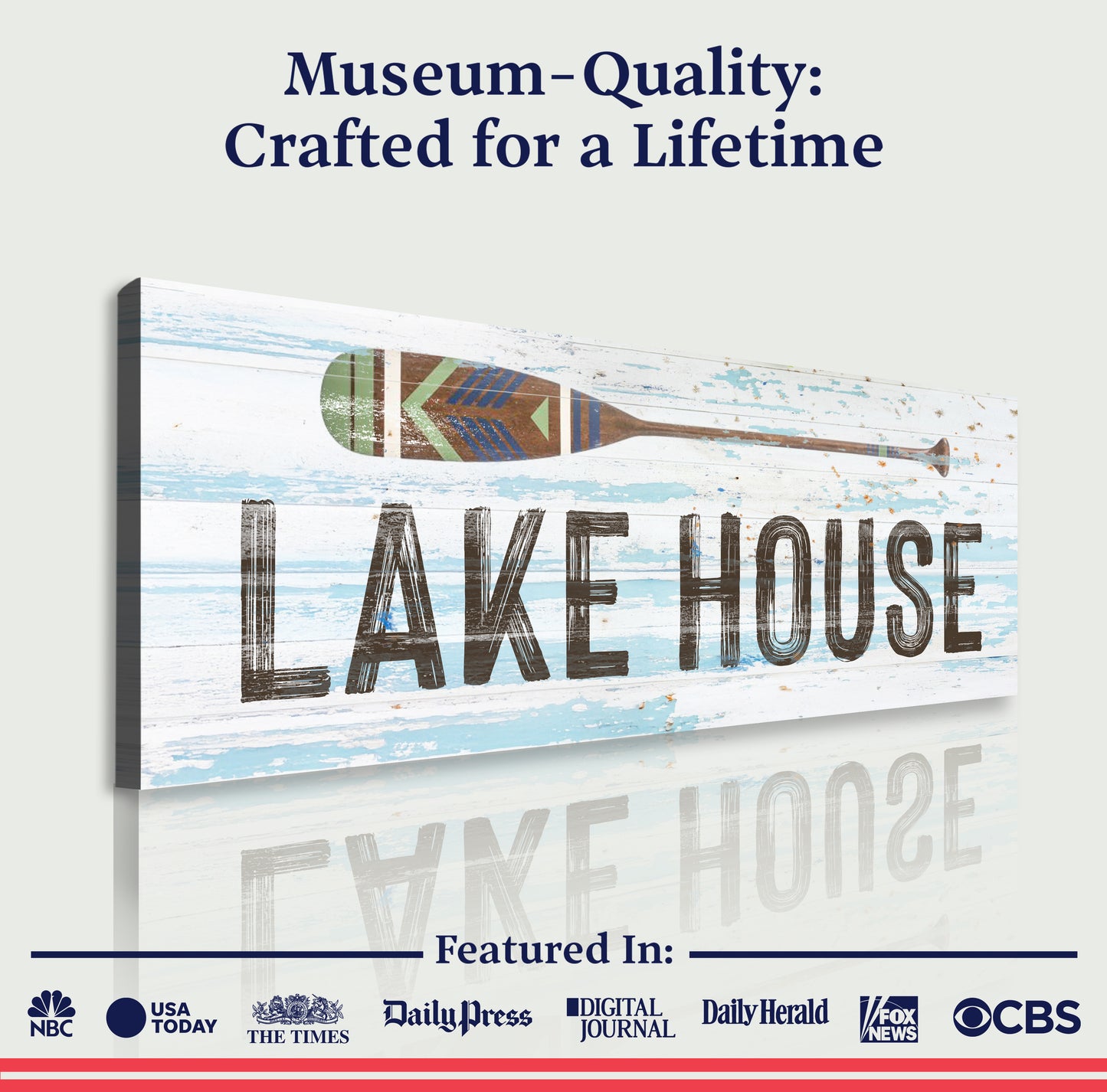 Lake House Coastal Sign III