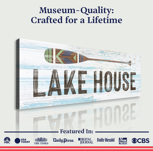 Lake House Coastal Sign III