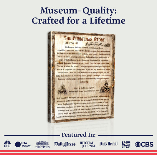 The Christmas Story Sign II - Image by Tailored Canvases