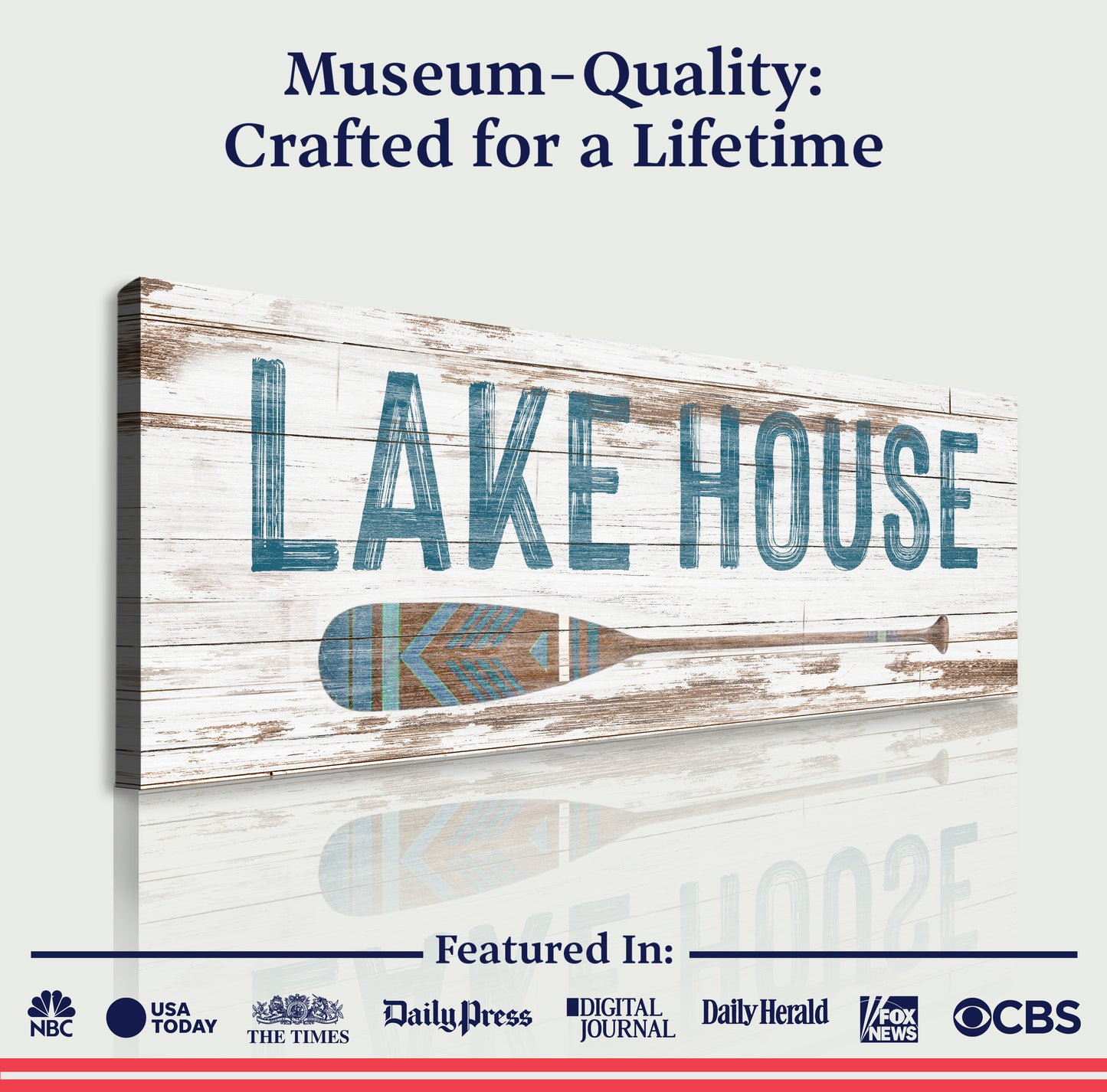 Lake House Coastal Sign II