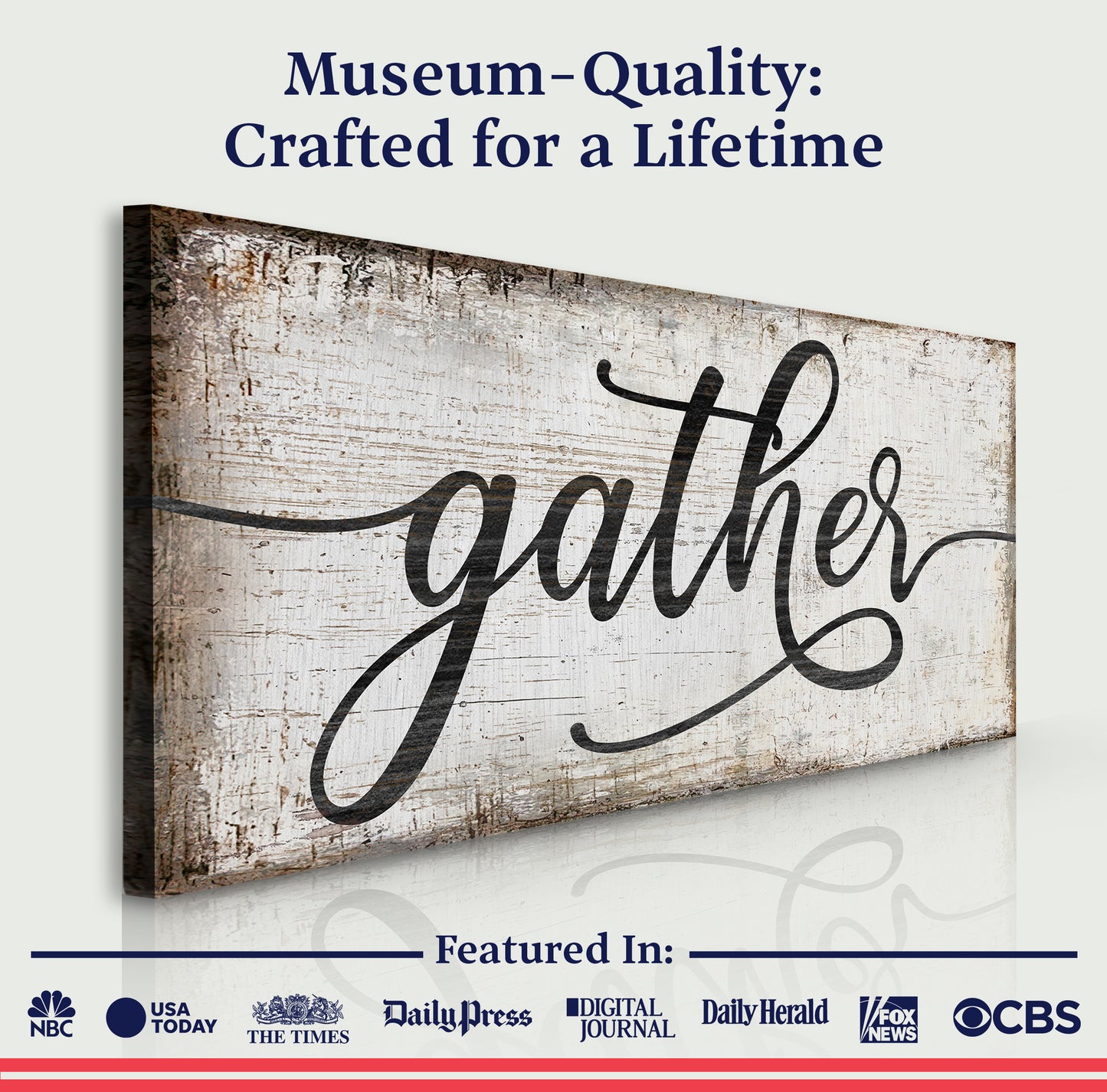 Gather Sign XI Specs - Image by Tailored Canvases