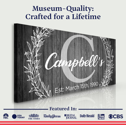 Family Monogram Sign II