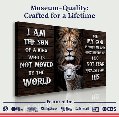 Lion and the Lamb Wall Sign
