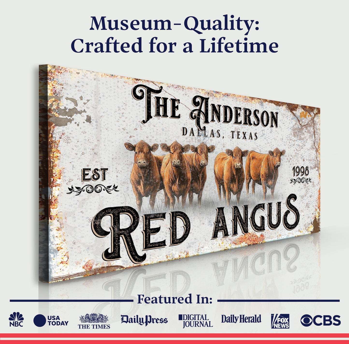 Red Angus Sign