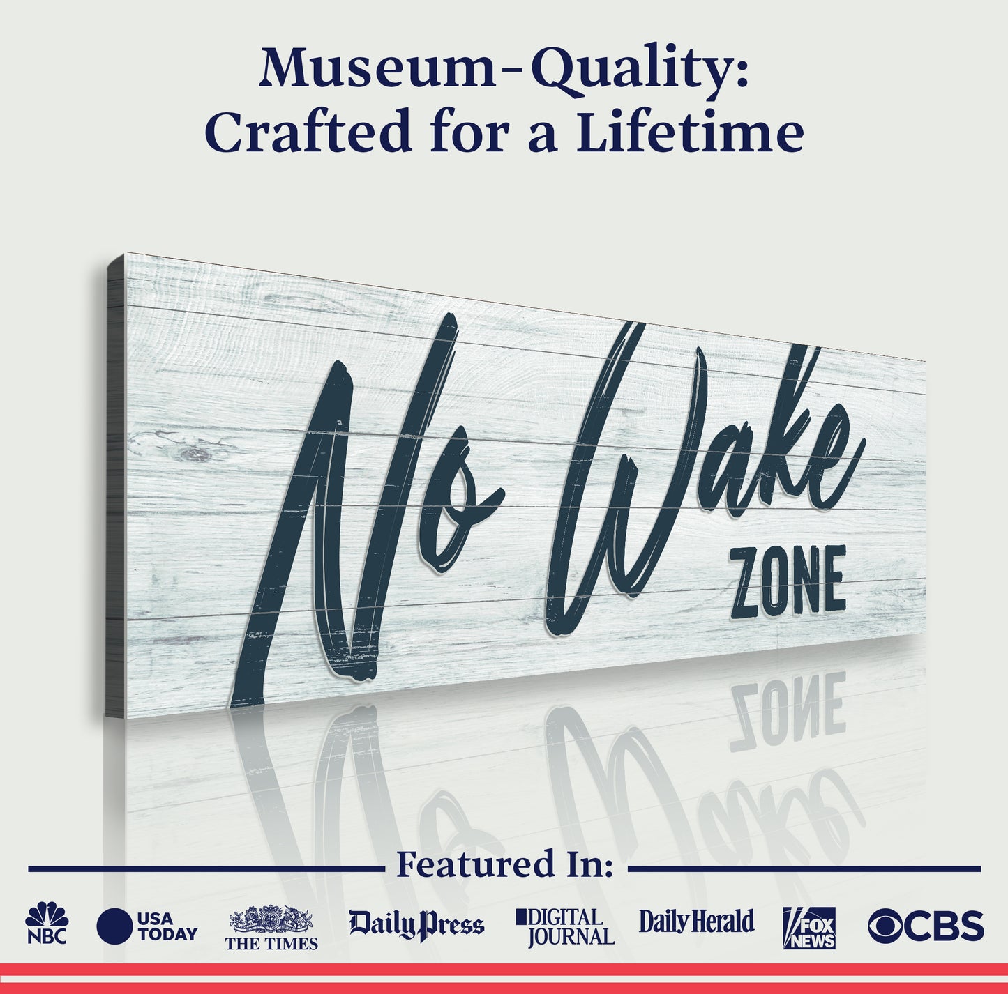 No Wake Zone Sign XVI