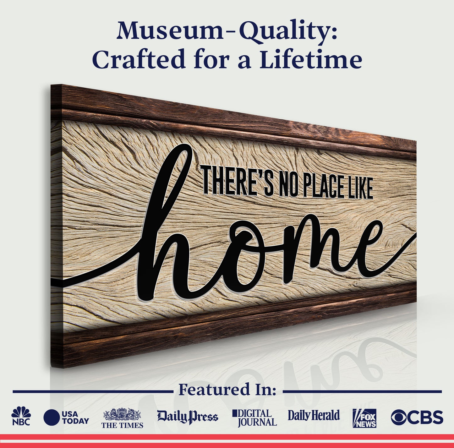 No Place Like Home Sign - Image by Tailored Canvases