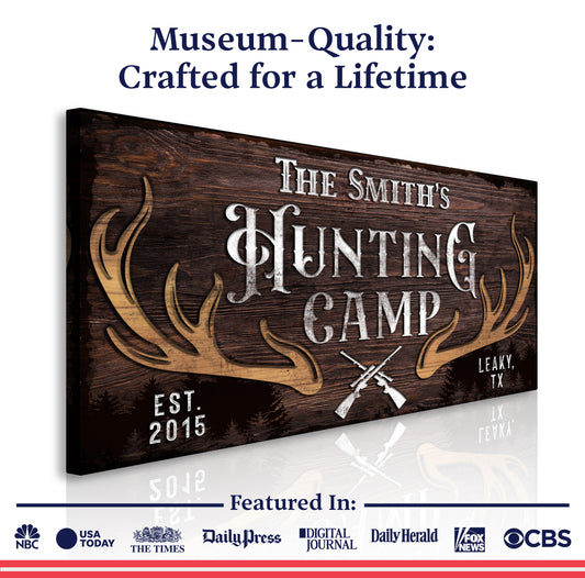 Family Hunting Camp Sign