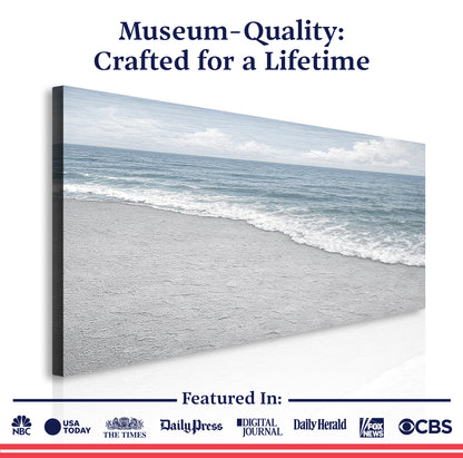 Abstract Beach Shore Wall Art X