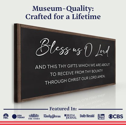 Rustic Wooden Blessing Wall Sign