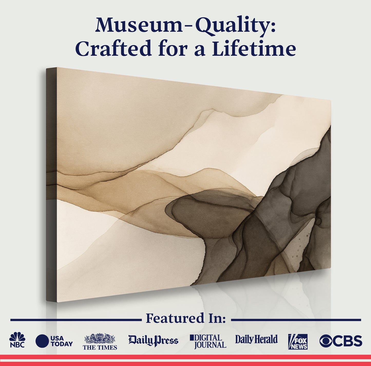 Abstract Fluid Design Wall Art