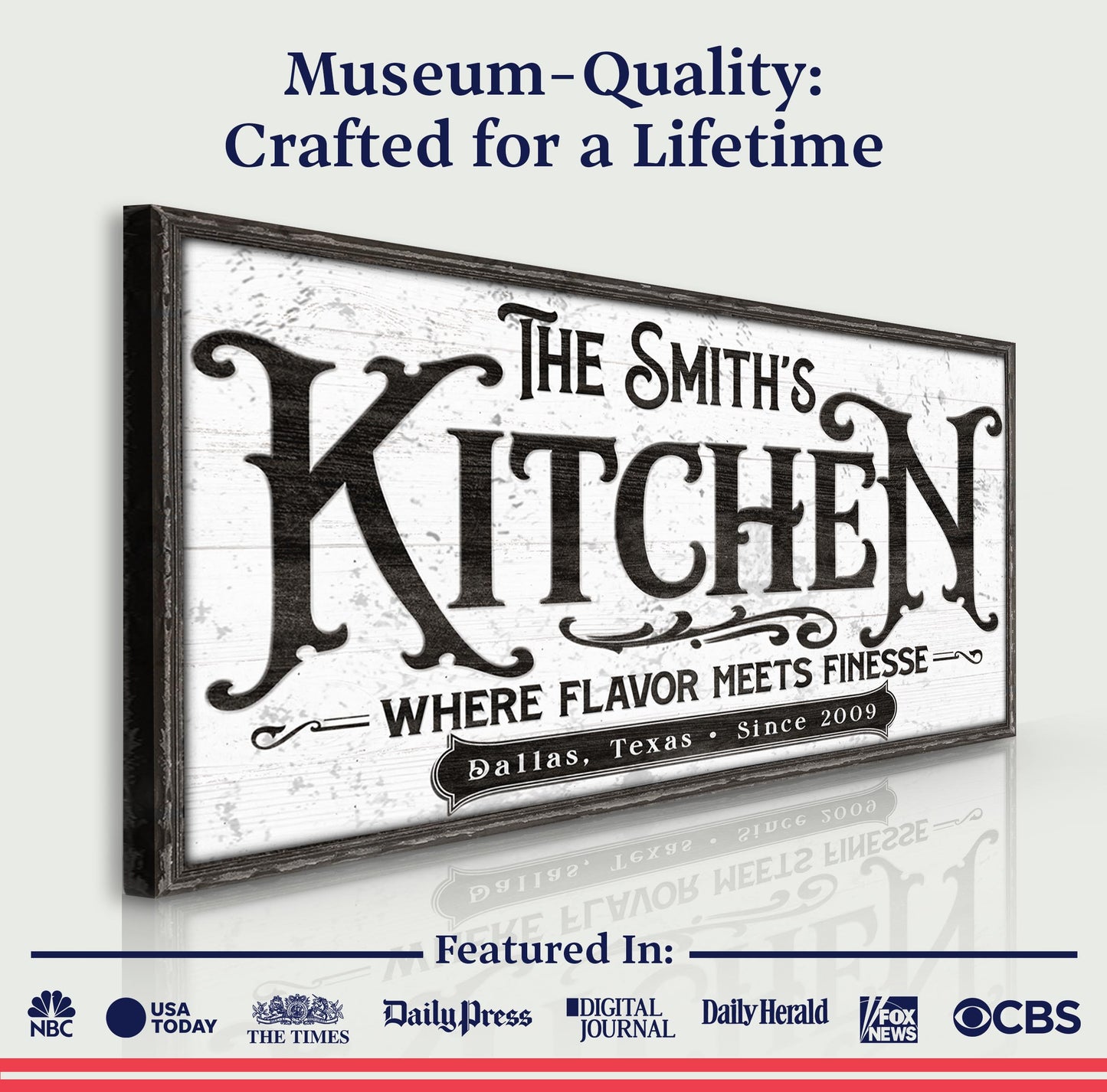 Kitchen Sign IX - Image by Tailored Canvases