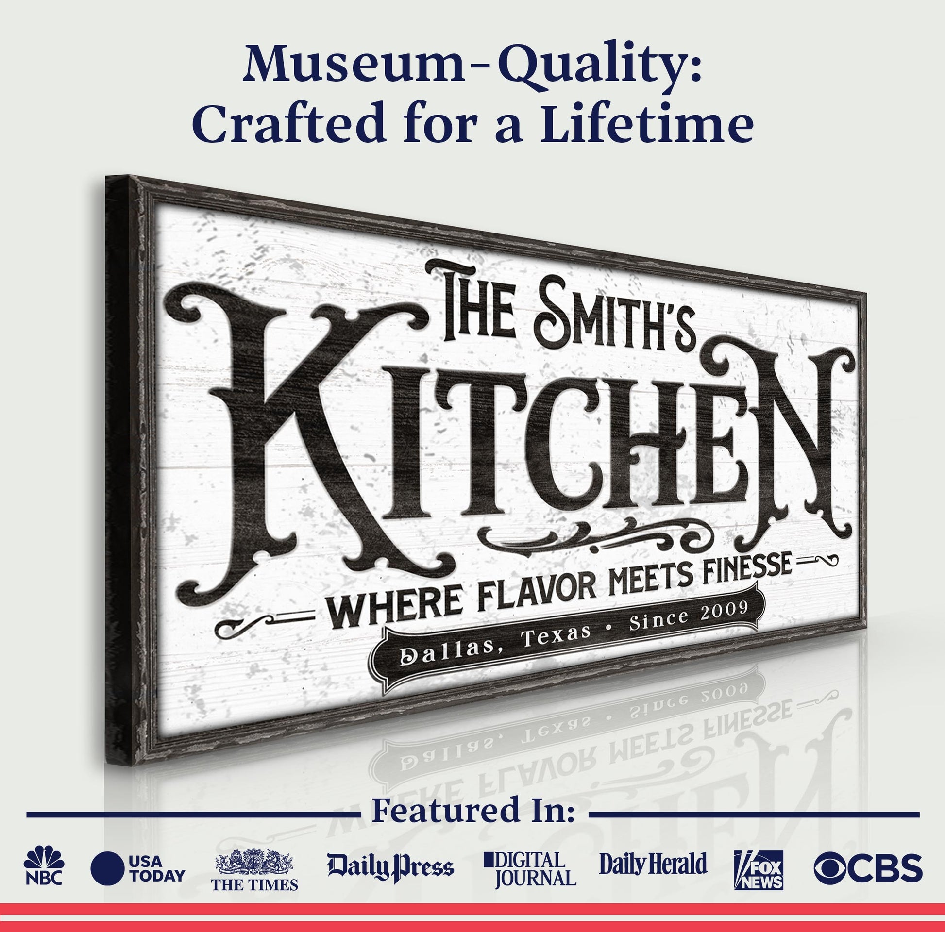 Kitchen Sign IX - Image by Tailored Canvases