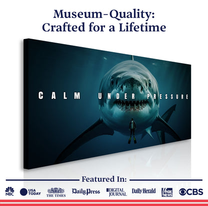 Calm Under Pressure Wall Sign