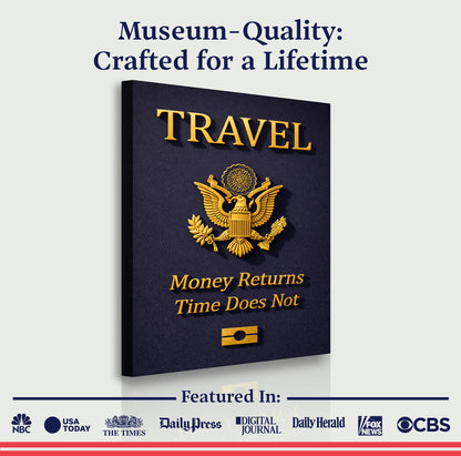 Travel Passport Wall Sign