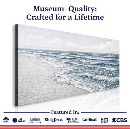 Abstract Beach Shore Wall Art IV