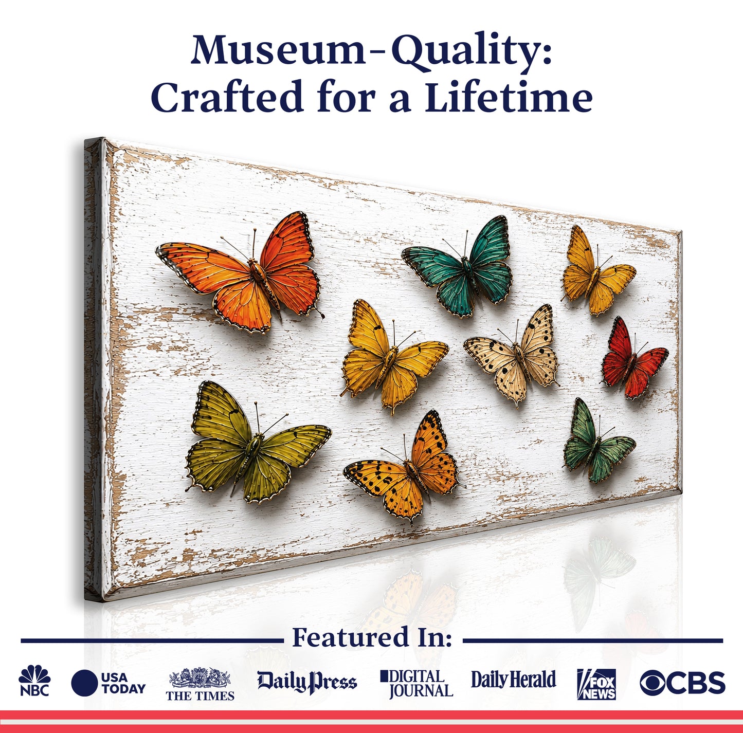 Vibrant Butterfly Parade