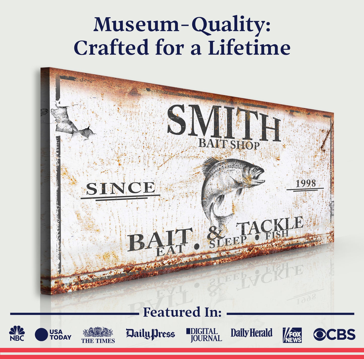 Bait and Tackle Sign (Free Shipping)