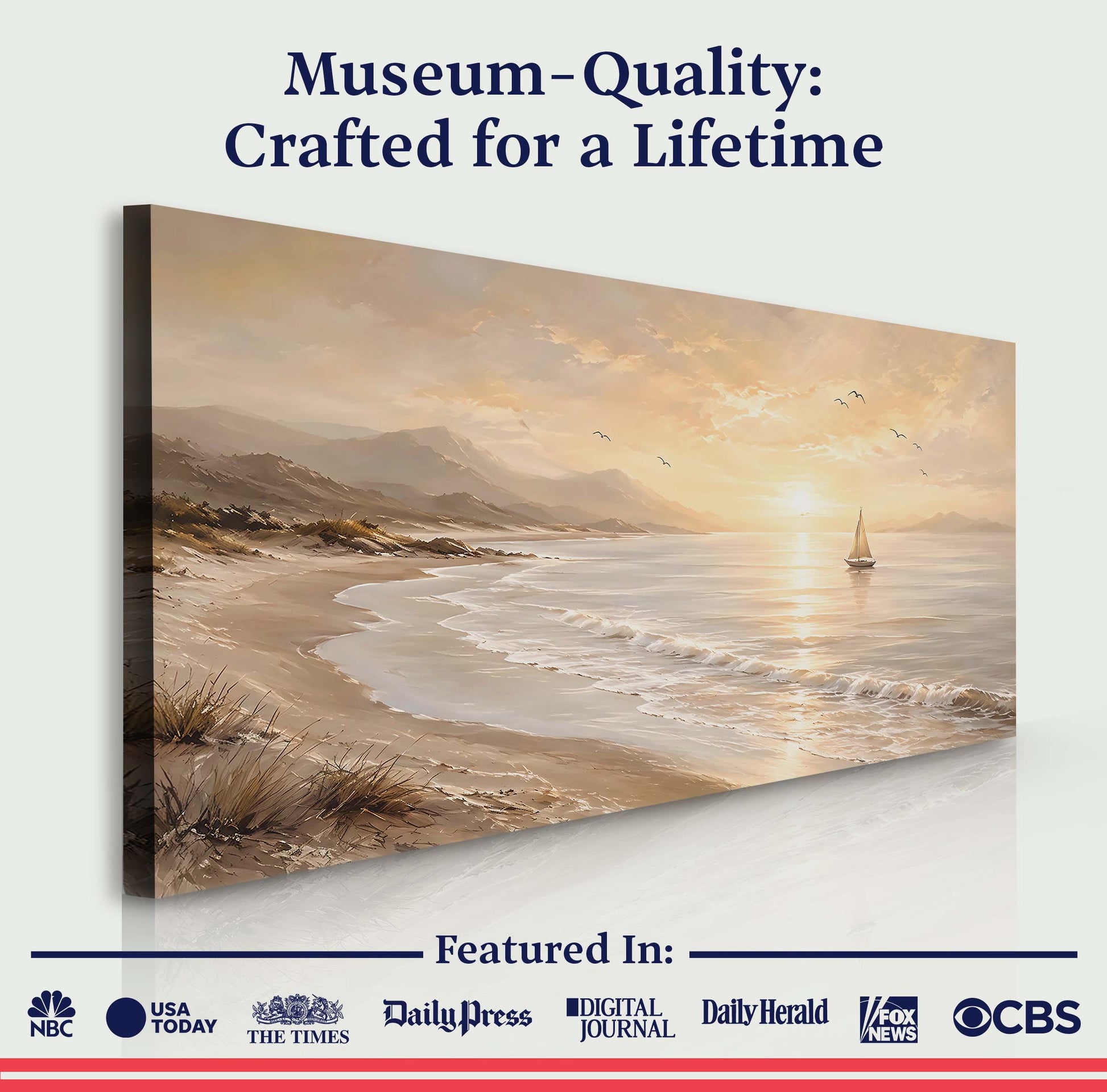 Neutral Beach Landscape