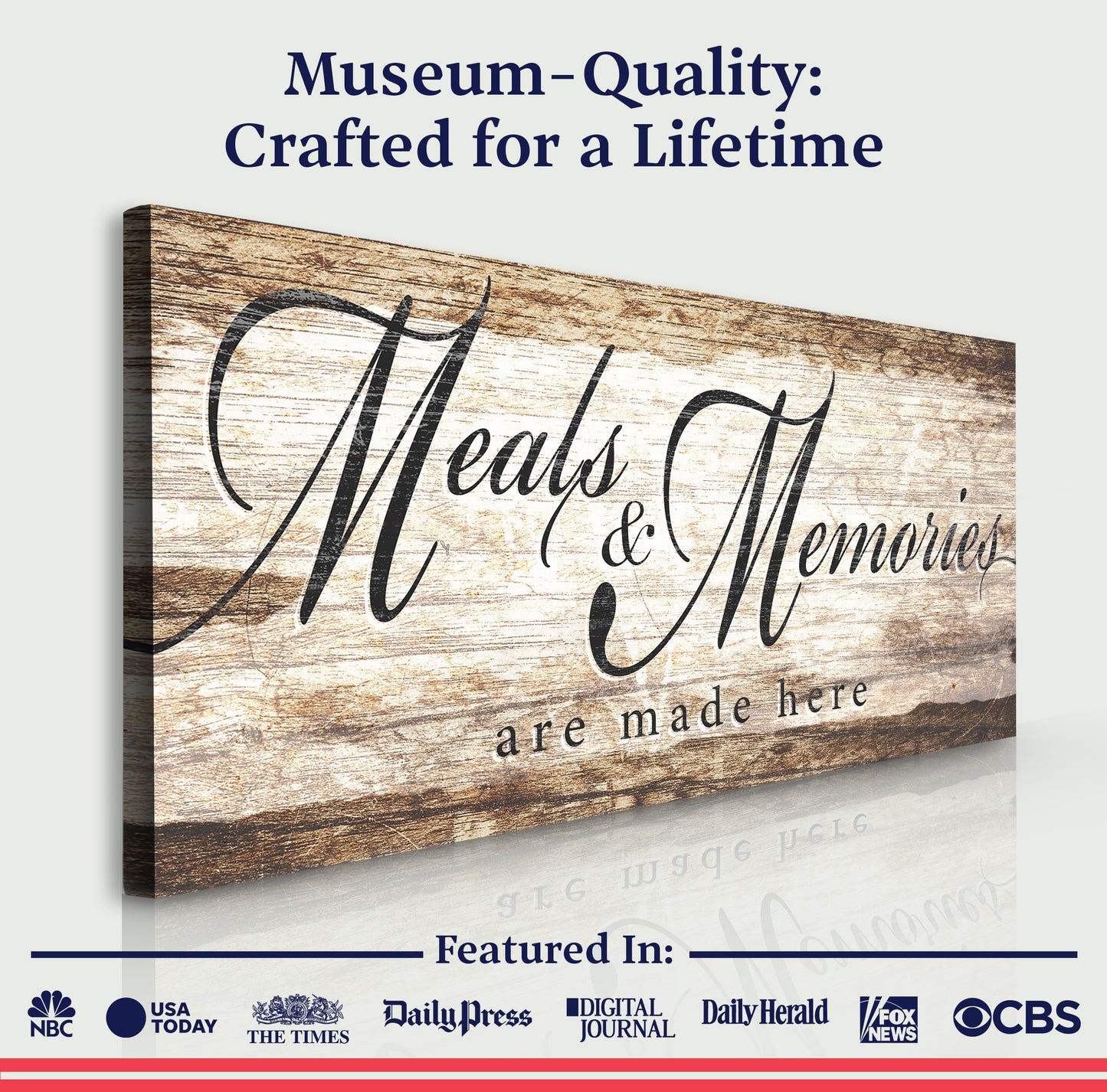 Meals and Memories are Made Here Kitchen Sign II