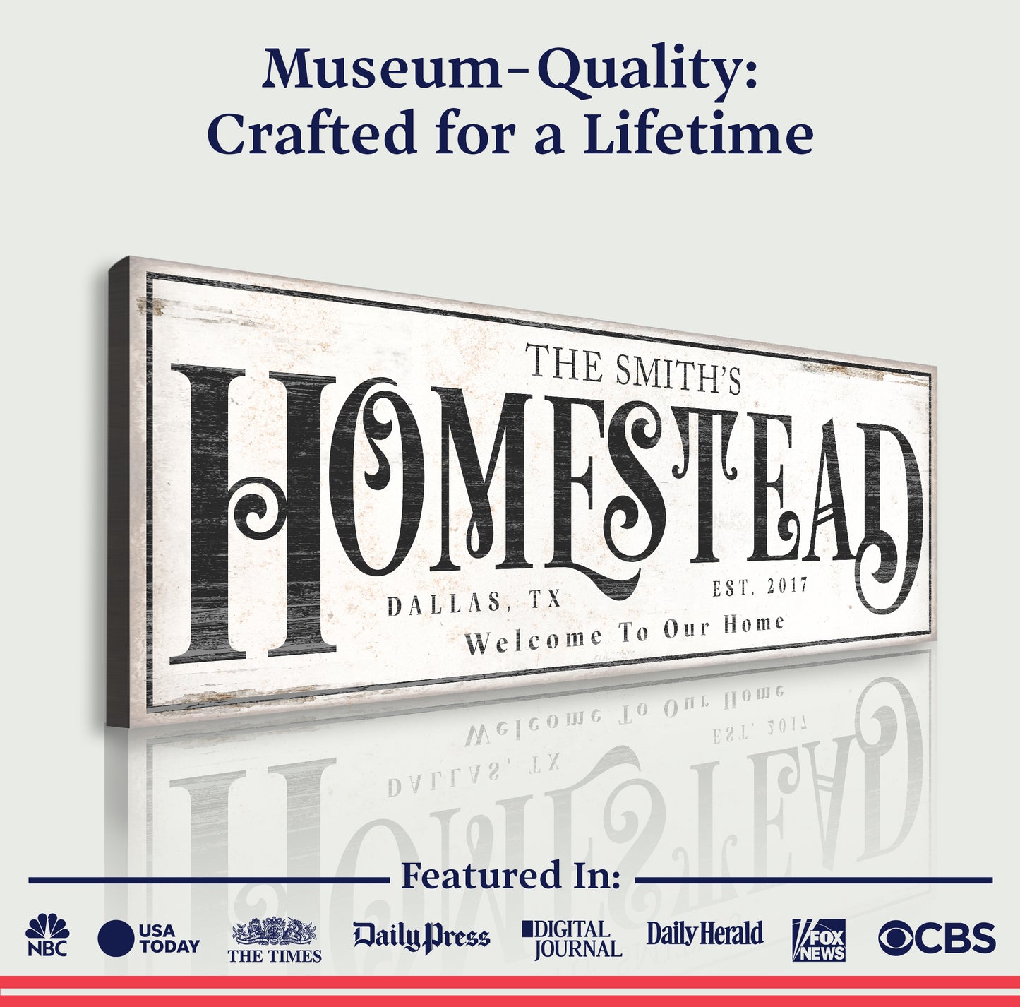 Vintage Homestead Sign III