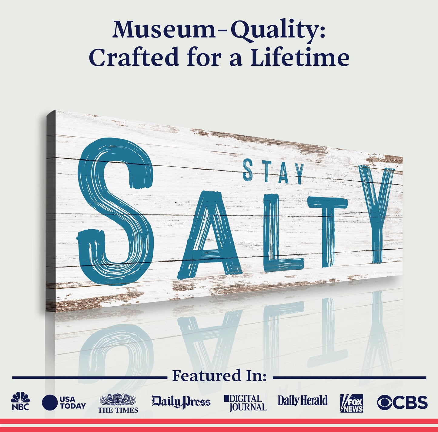 Stay Salty Coastal Sign V