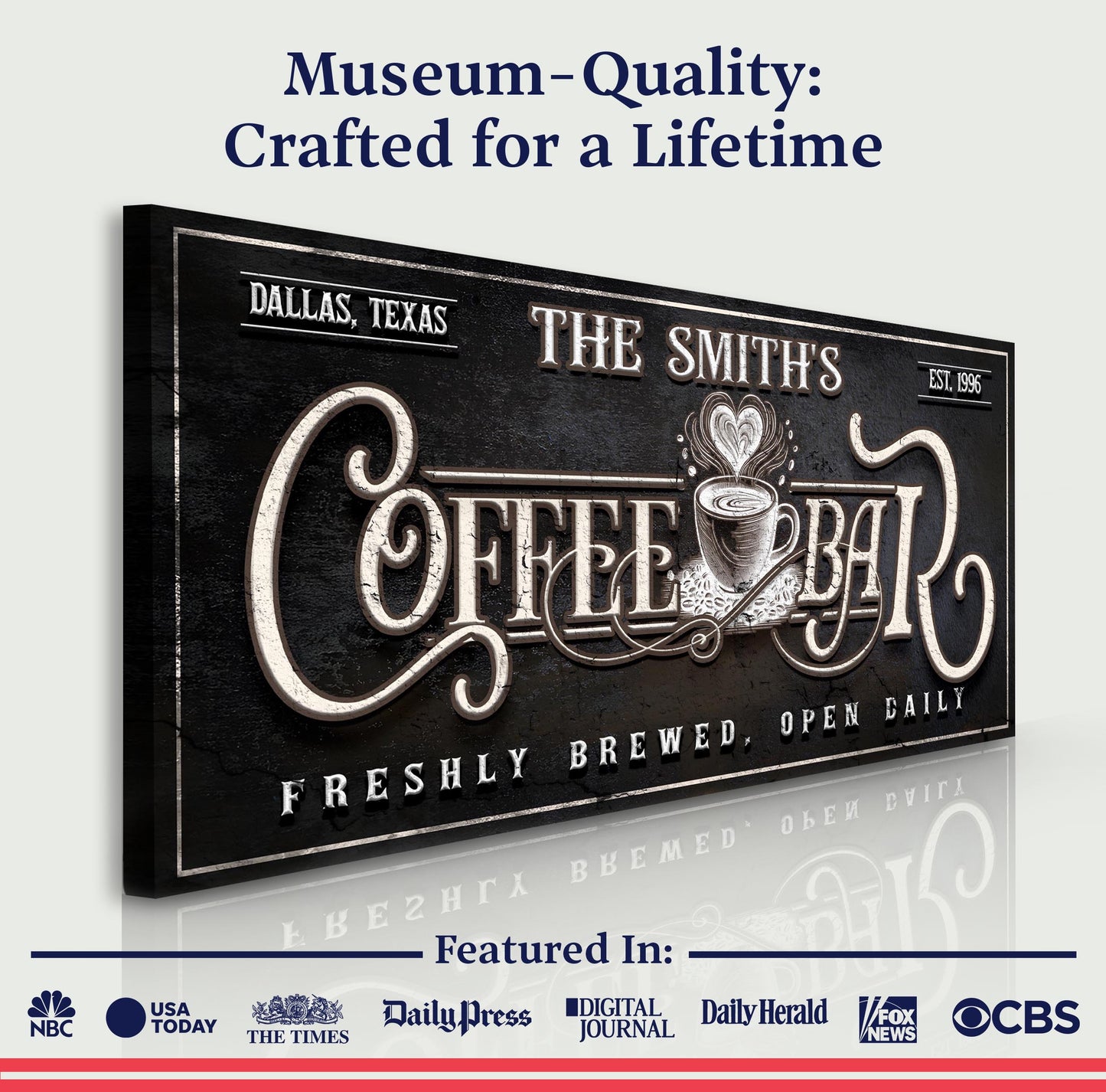 Personalized Coffee Bar Sign