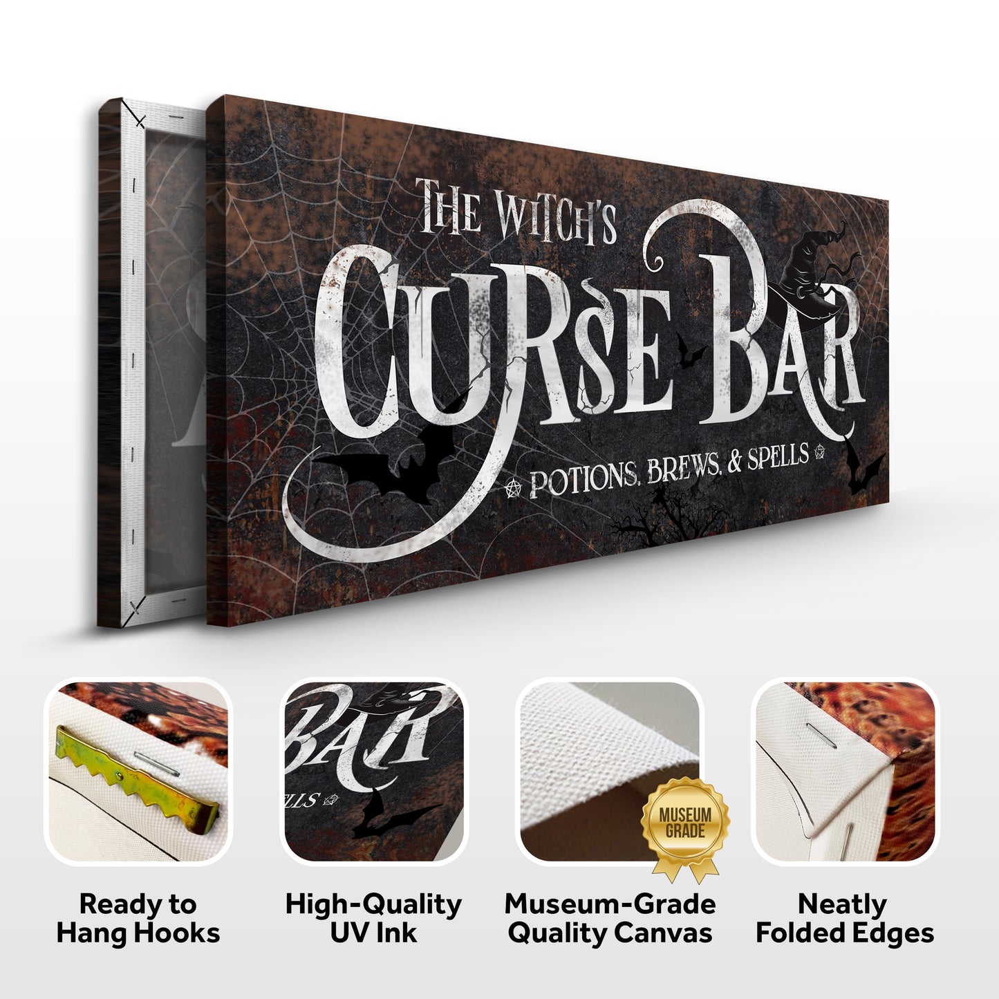 The Witch's Curse Bar Halloween Sign III