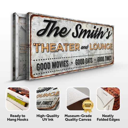 Family Theater and Lounge IV Sign