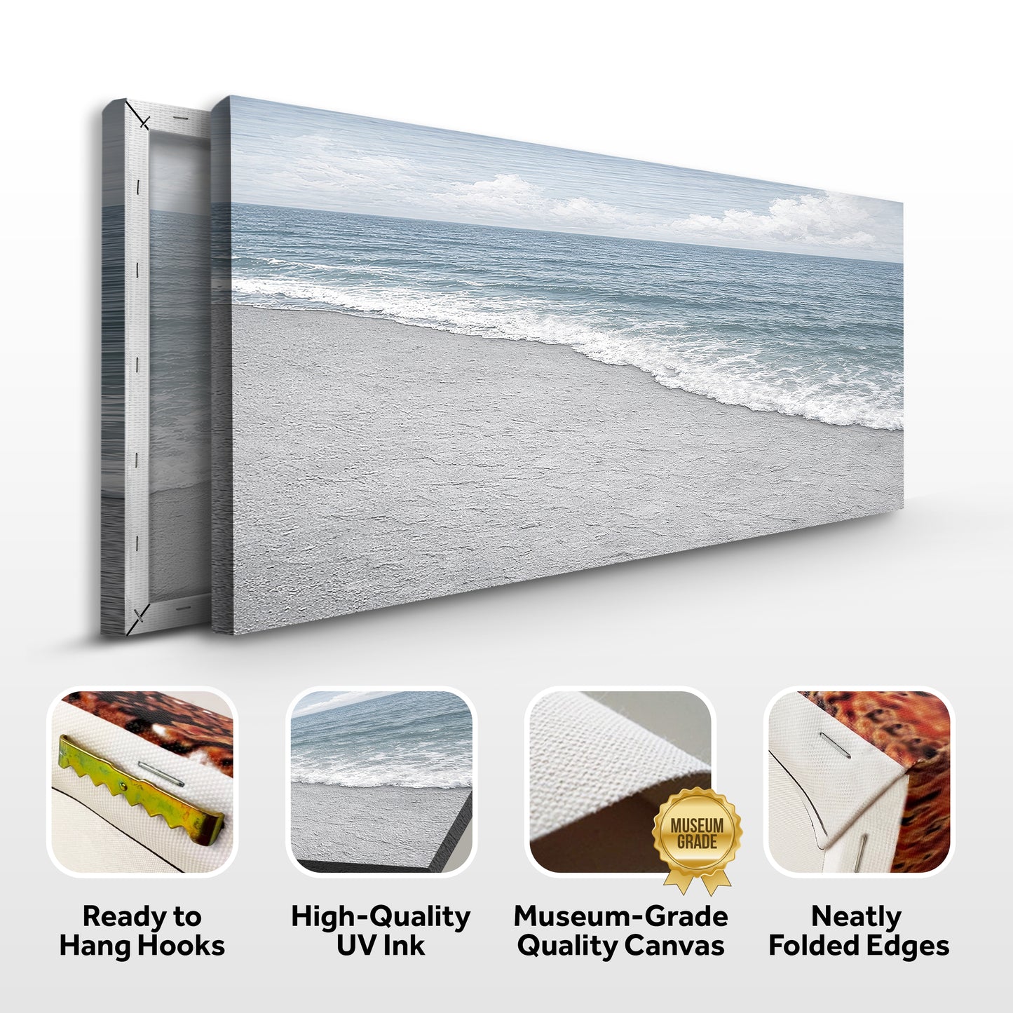 Abstract Beach Shore Wall Art X