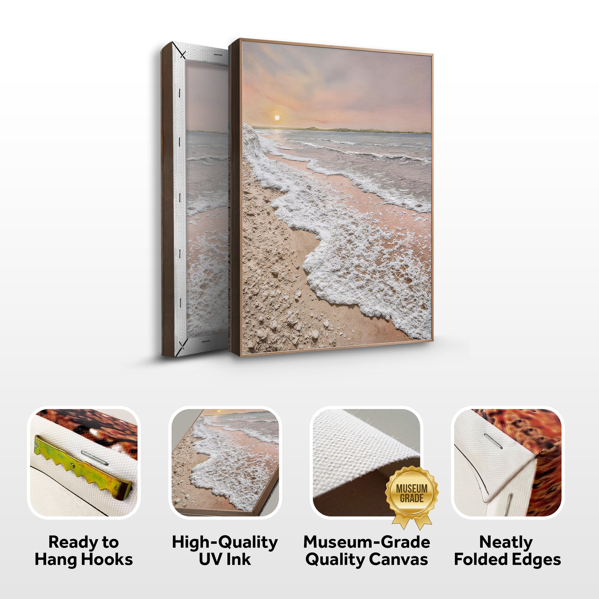 Pastel Waves Abstract Wall Art II