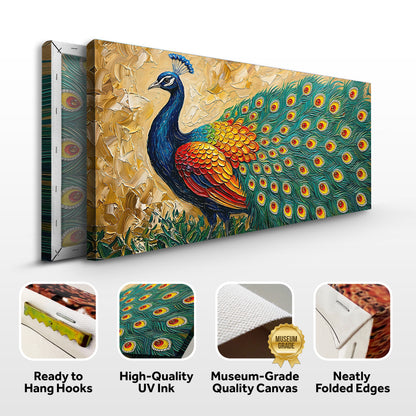 Radiant Peacock Elegance