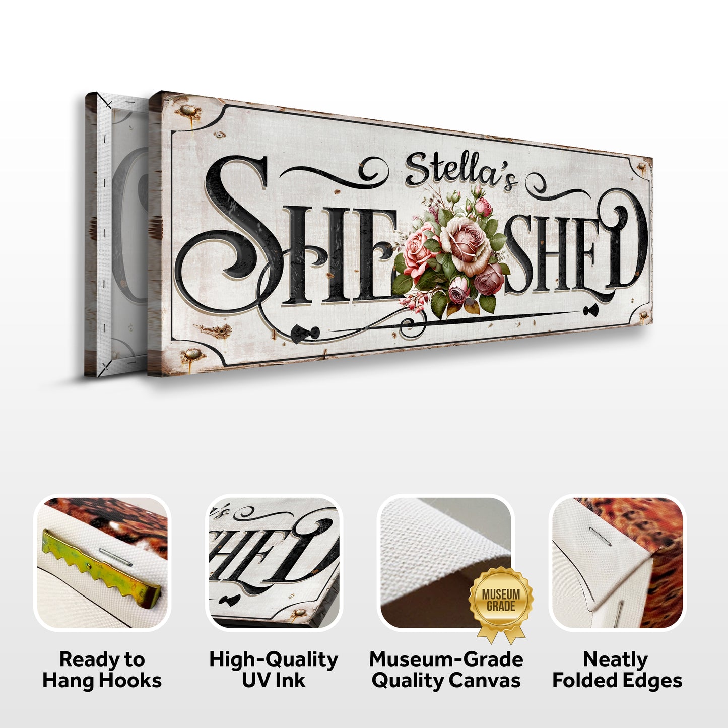 Personalized She Shed Sign