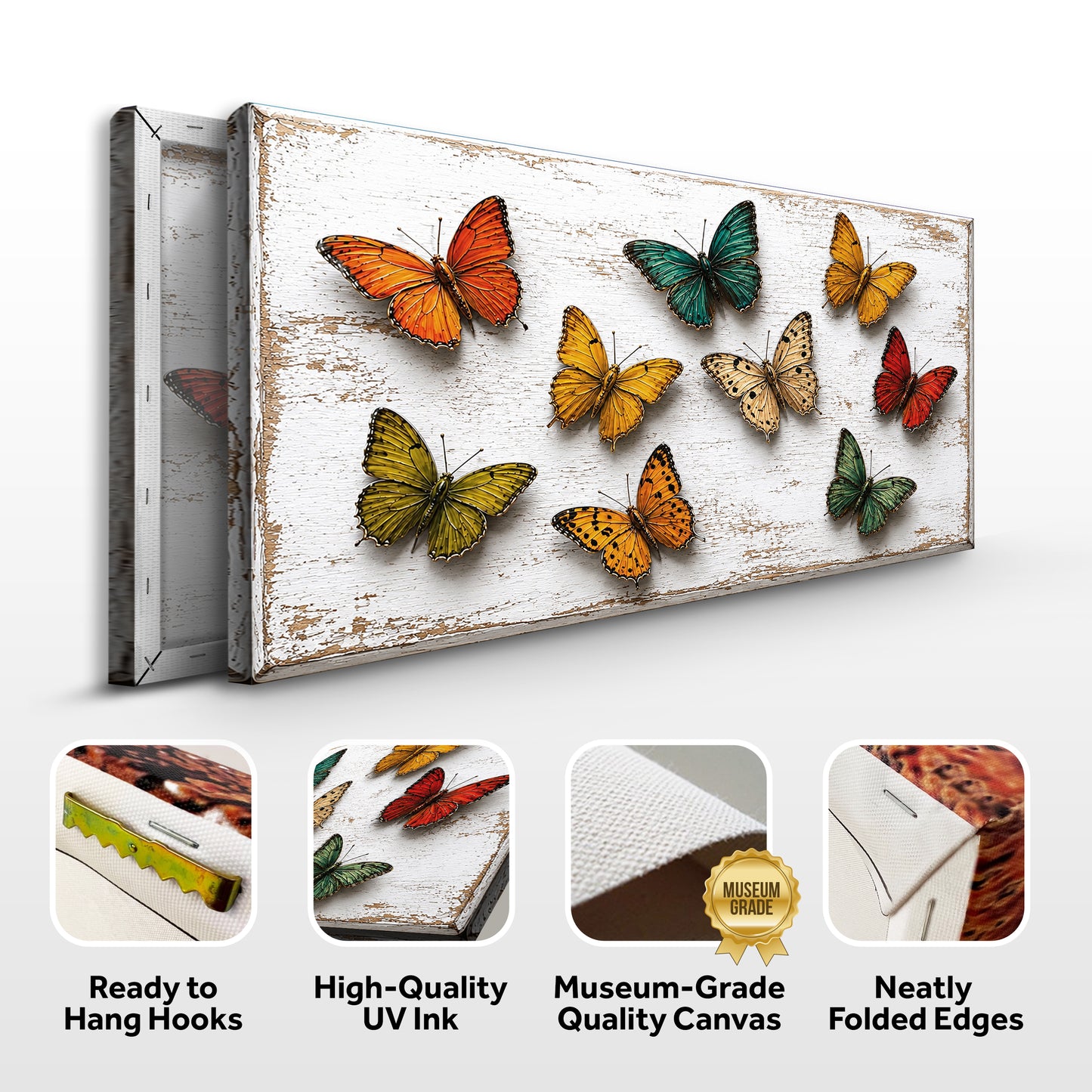 Vibrant Butterfly Parade