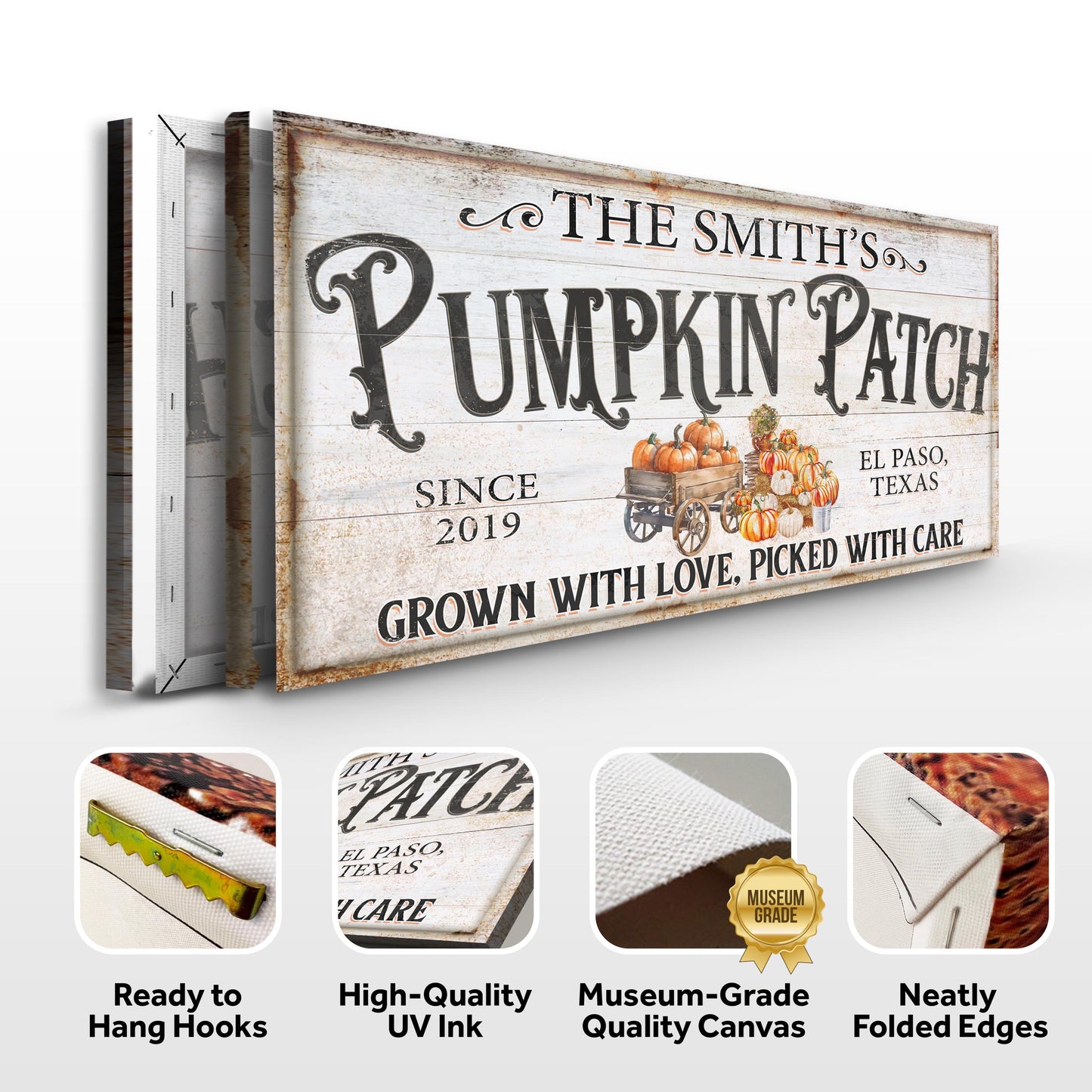 Personalized Pumpkin Patch Sign VII