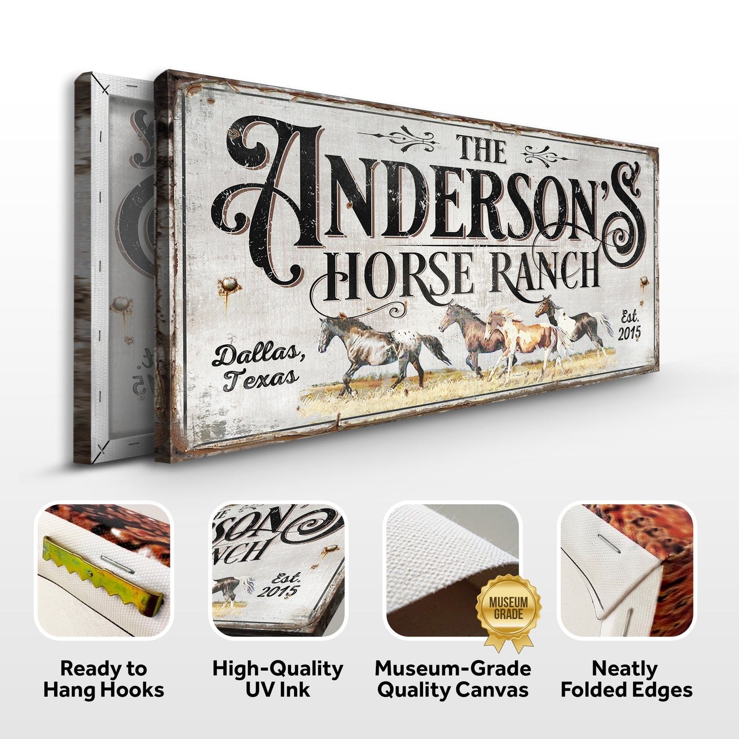 Personalized Horse Ranch Sign II