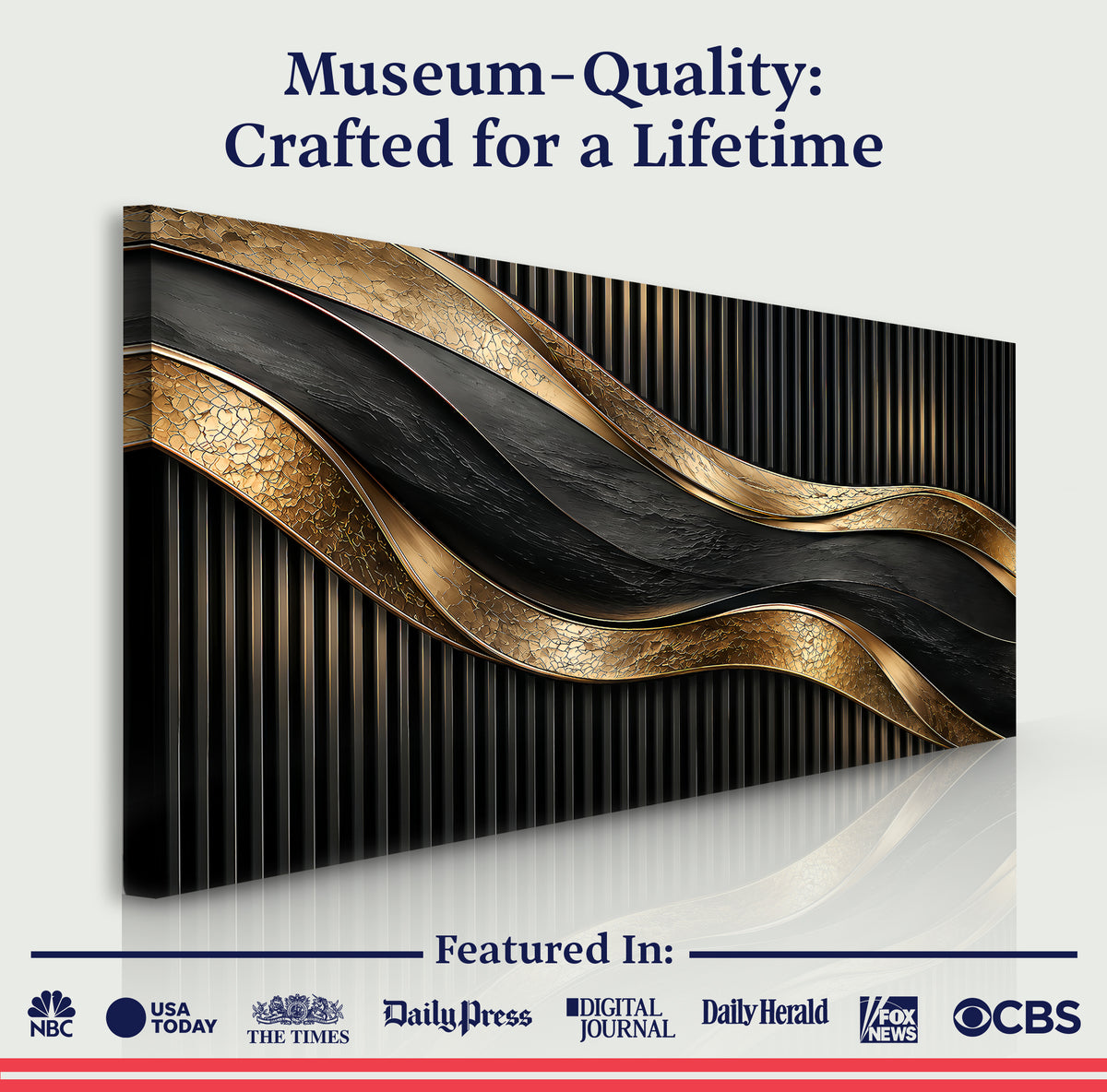 Luxury Obsidian Waves