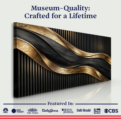 Luxury Obsidian Waves