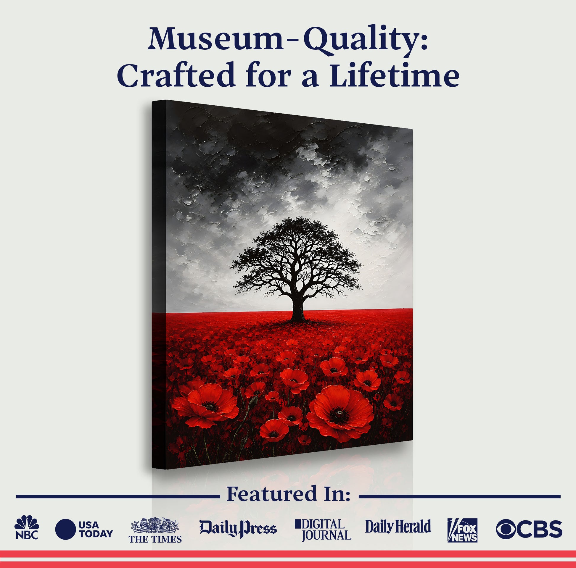 Crimson Poppy Field