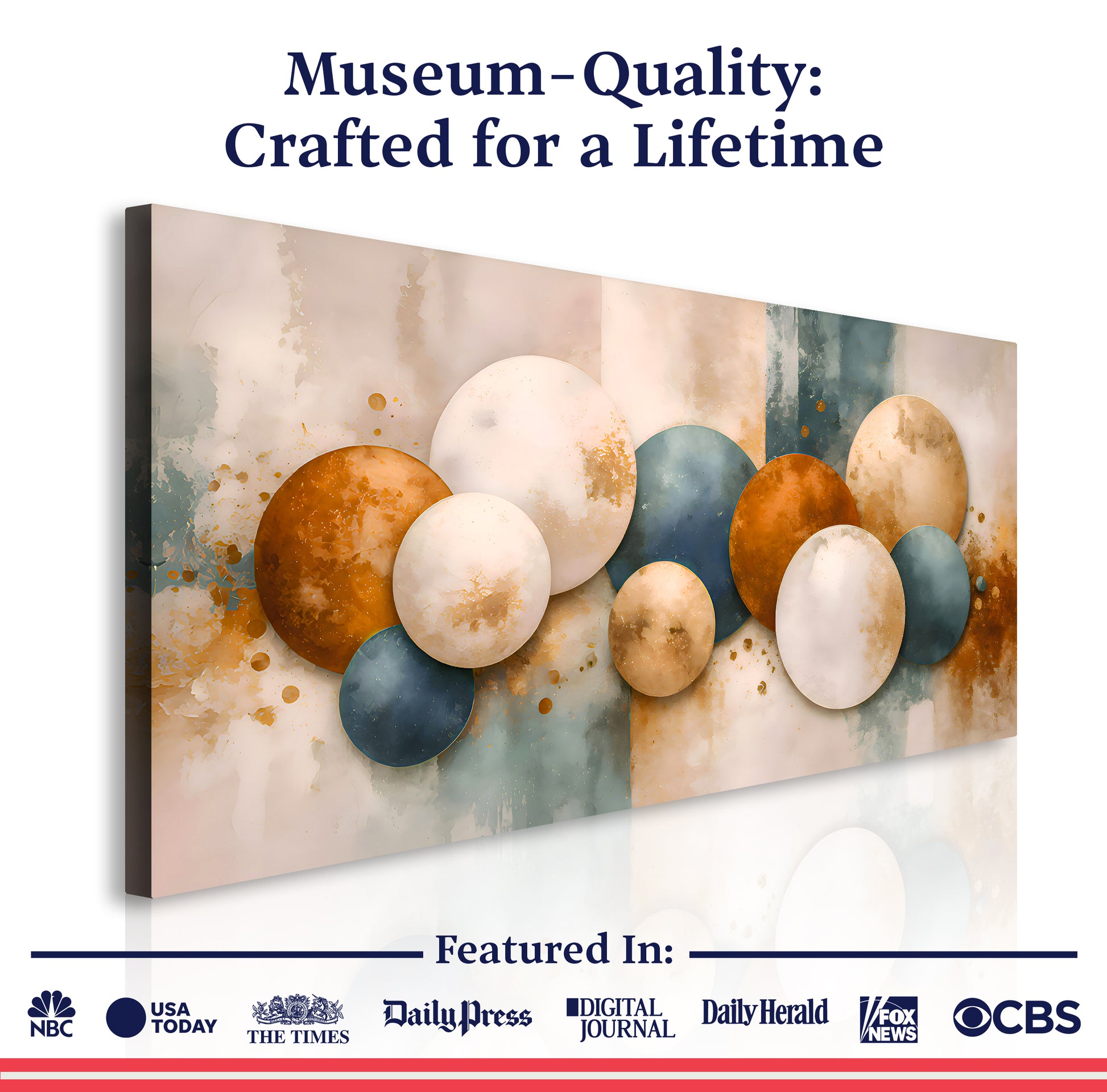 Copper Orbit Symphony Wall Art